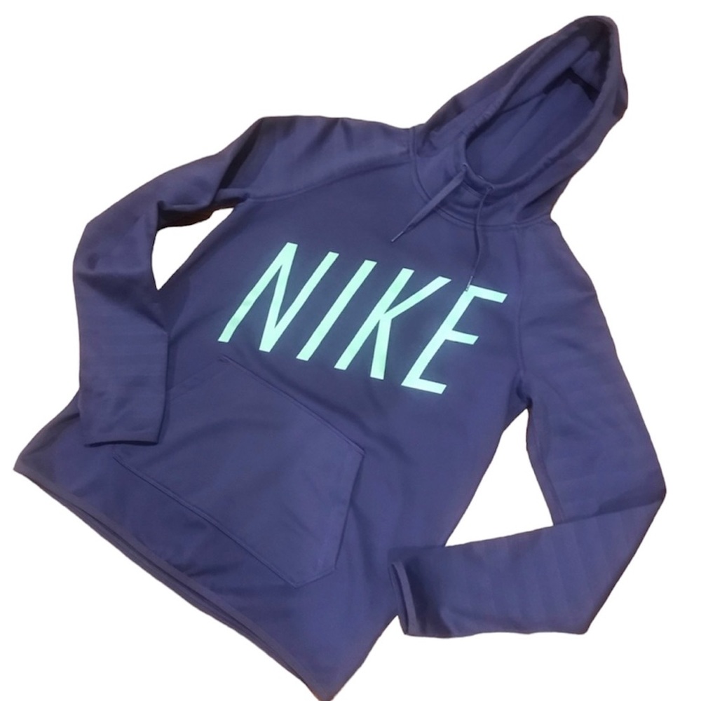 Nike Hooded Sweatshirt Purple Women’s Small